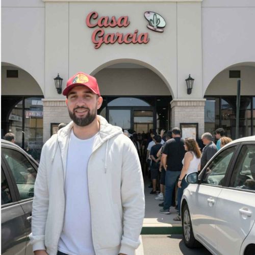 Victor at Casa Garcia, Los Angeles