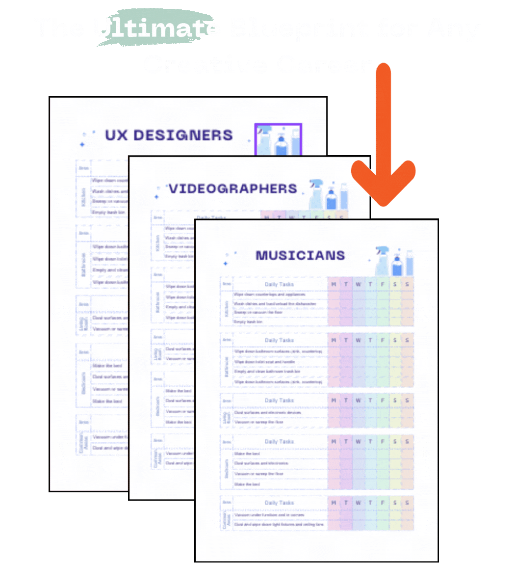 Industry Strategizer - custom checklists for UX Designers, Videographers, Musicians