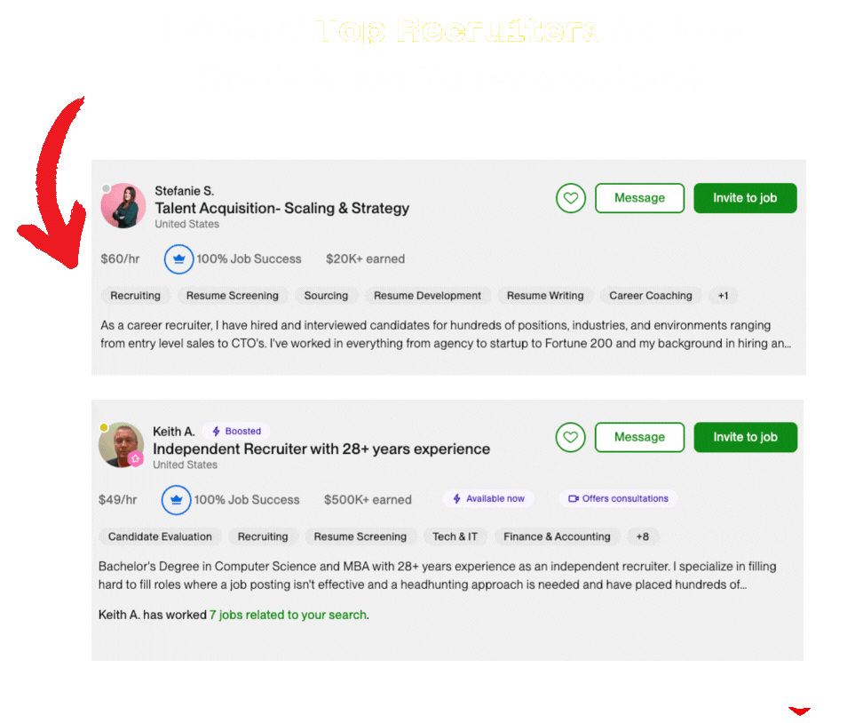 Top recruiters looking for candidates