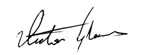 Victor Flores signature